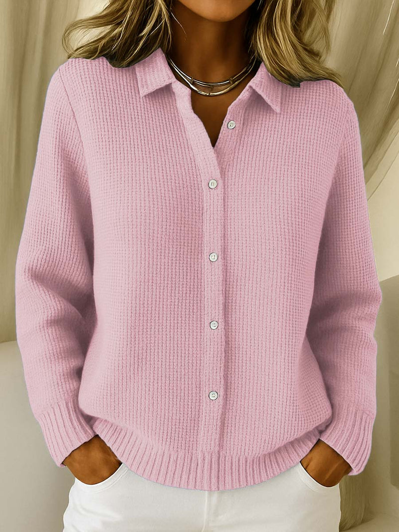 Maglia accogliente Donna | Bottoni frontali & Comfort caldo tutto il giorno