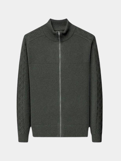Magnus™ | Cashmere Trøje med Lynlås