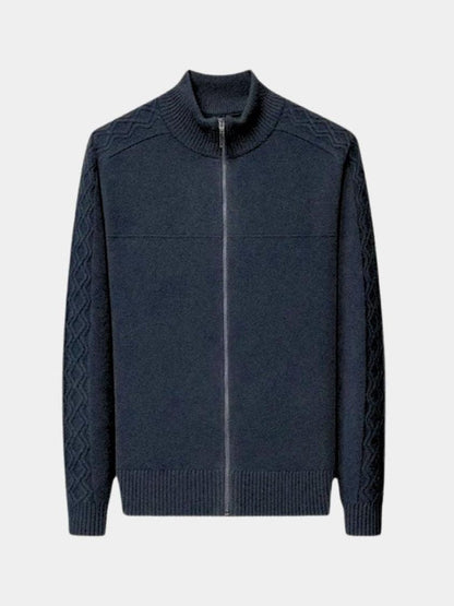 Magnus™ | Cashmere Trøje med Lynlås