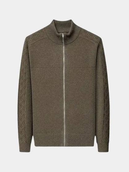 Magnus™ | Cashmere Trøje med Lynlås
