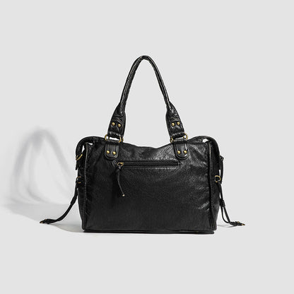 Sac femme grande bandoulière avec fermeture éclair | Tressé
