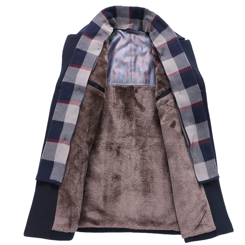 Lang herre frakke | Elegant trenchcoat til vinter og efterår