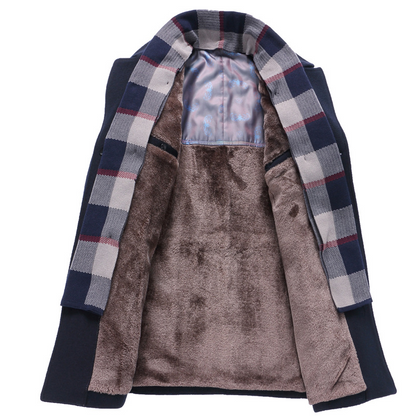 Lang herre frakke | Elegant trenchcoat til vinter og efterår