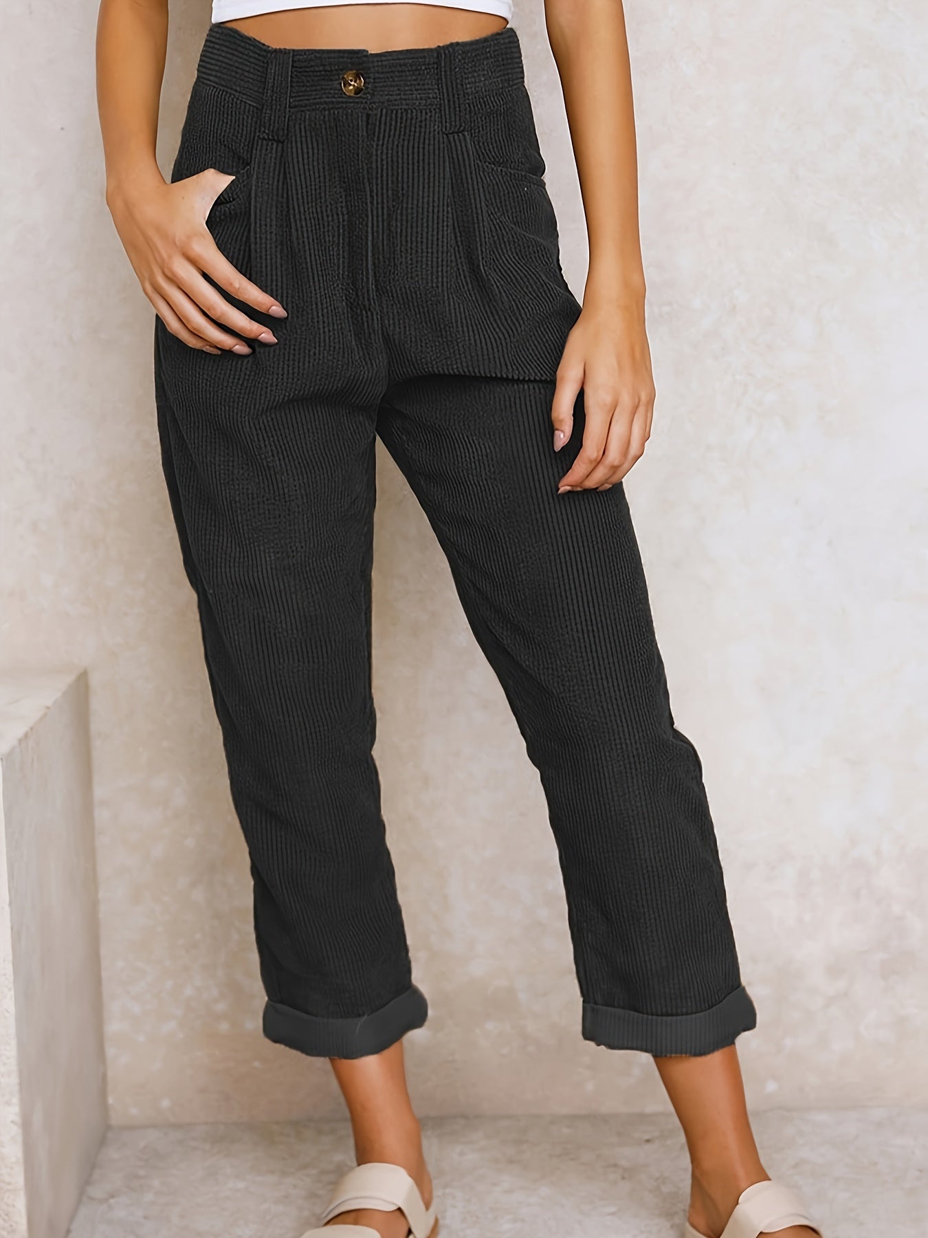 Maple | Cordhose mit geradem Bein 0