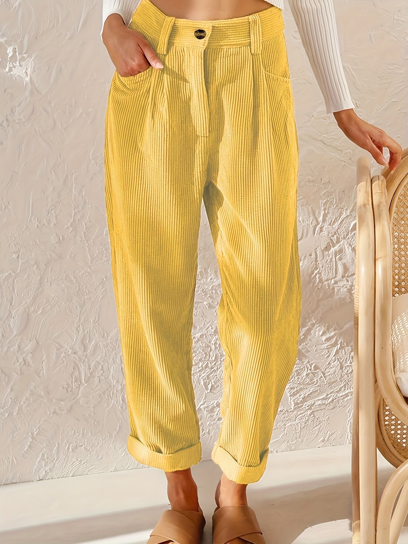 Maple | Cordhose mit geradem Bein 1
