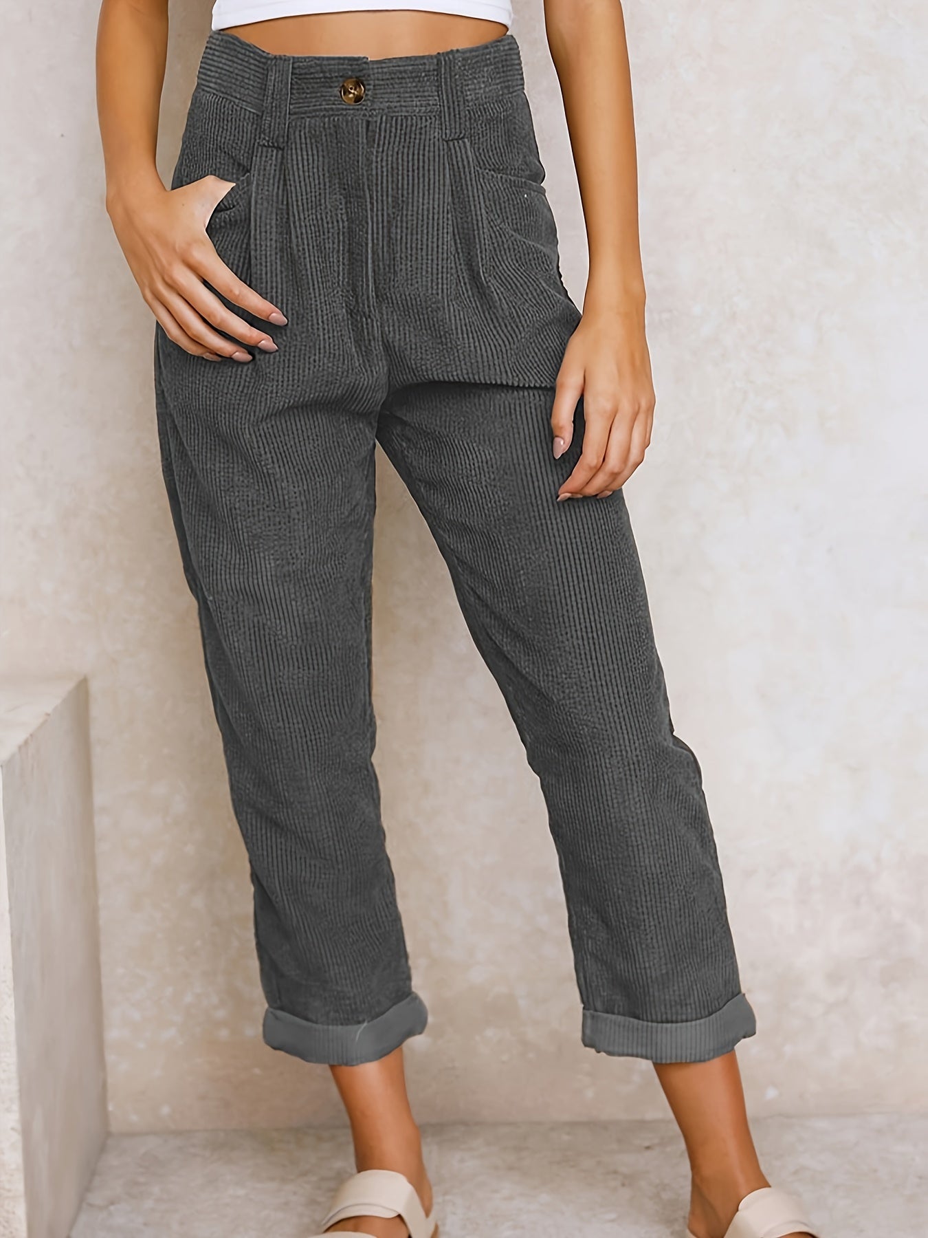 Maple | Cordhose mit geradem Bein 10
