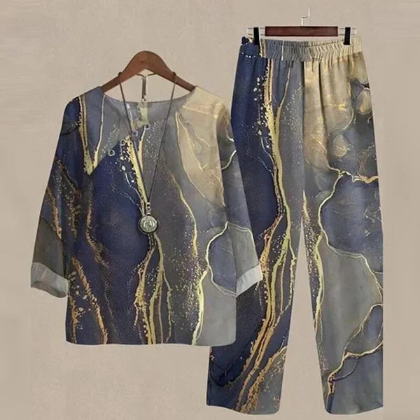Lilou - Comfortable and Chic Shirt and Pants Set