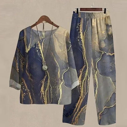 Lilou - Comfortable and Chic Shirt and Pants Set
