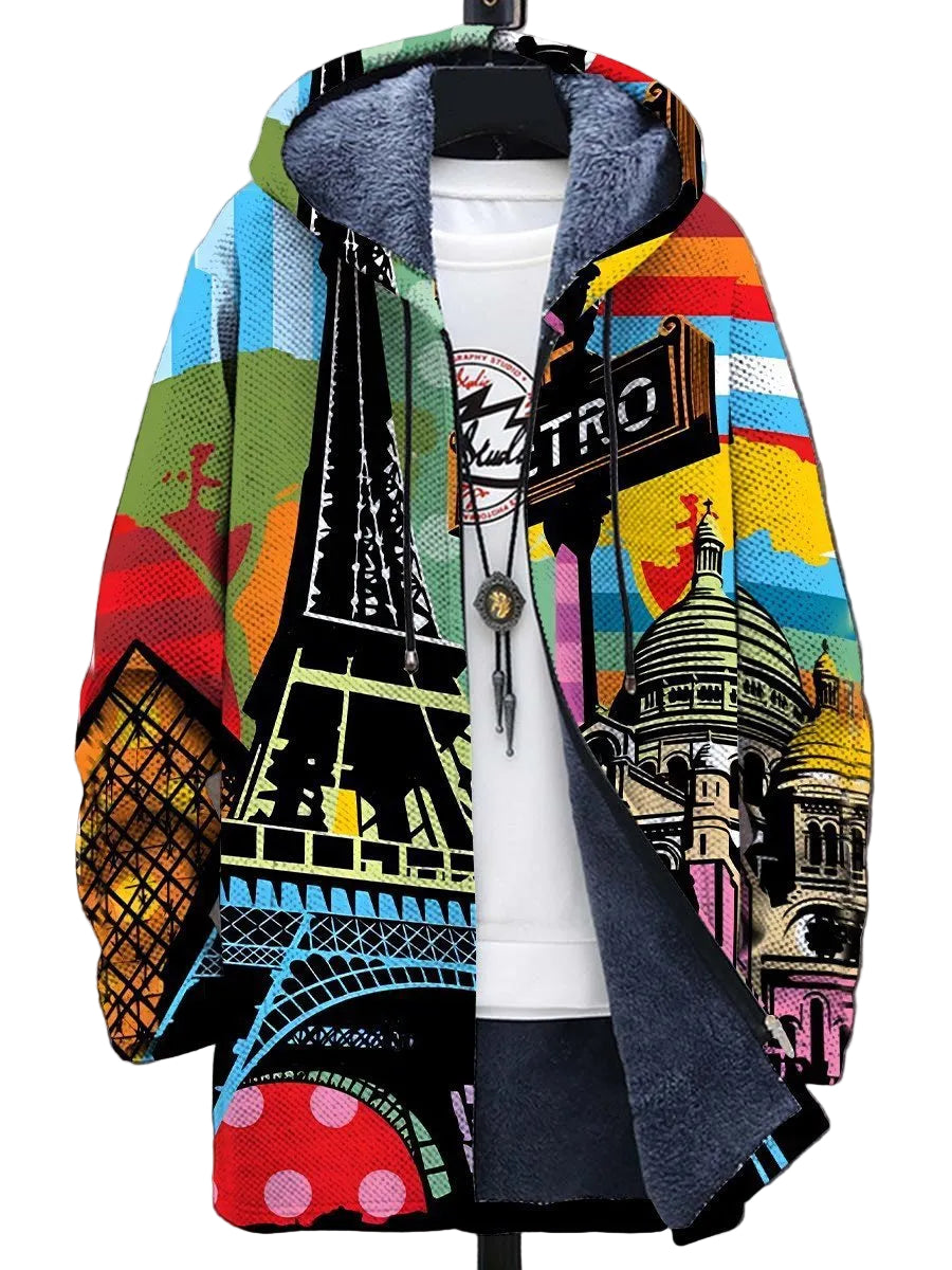 Matthias | Unisex-Kapuzenjacke, inspiriert von luxuriöser Kunst