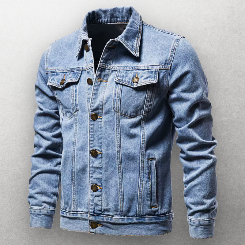 Wiktor | Elegancka Kurtka Jeansowa