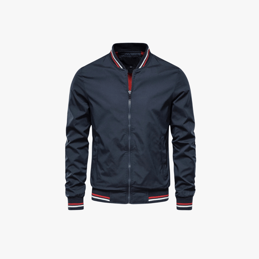Mason | Klassische Bomberjacke – Leichte Windjacke mit Reißverschluss 0