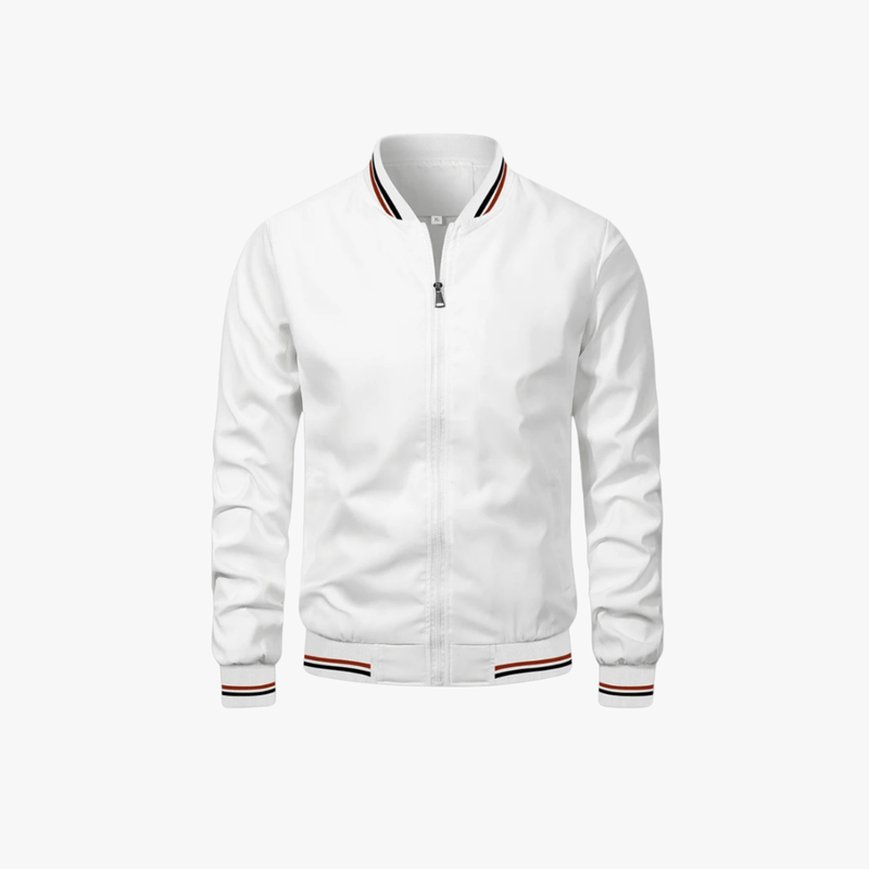 Mason | Klassische Bomberjacke – Leichte Windjacke mit Reißverschluss 6