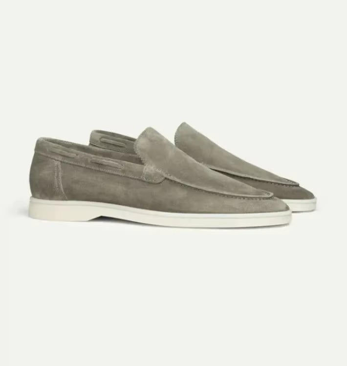 Maverick Mens Loafers | Frosted Suede, Slip-On Design 7