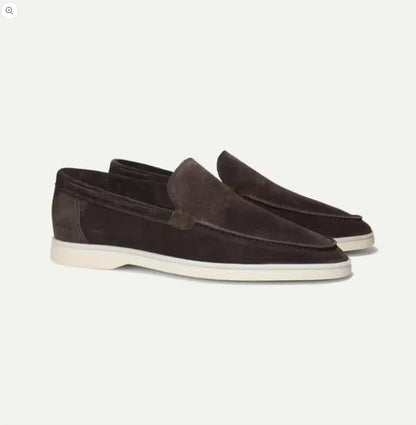 Maverick Mens Loafers | Frosted Suede, Slip-On Design 8