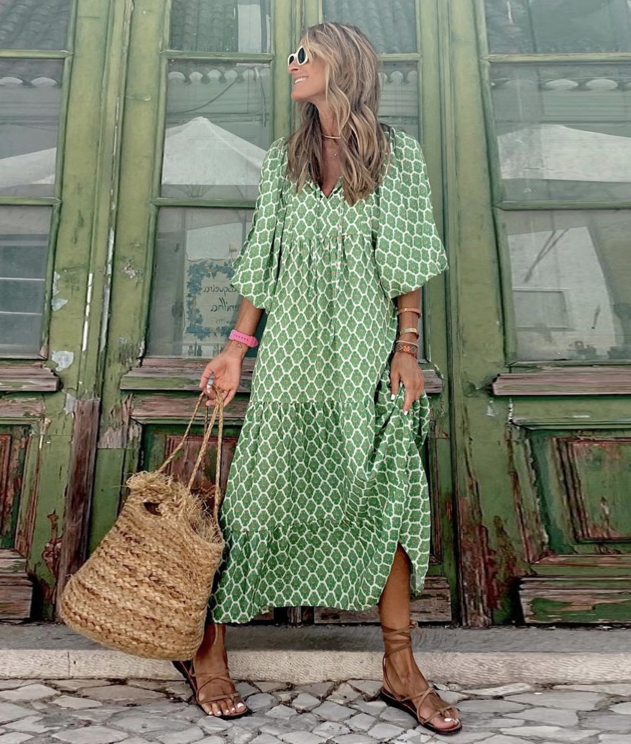Maxi Kleid Damen | Boho-Design & Fließende Eleganz