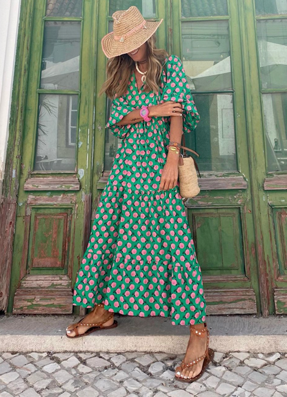 Maxi Kleid Damen | Boho-Design & Fließende Eleganz