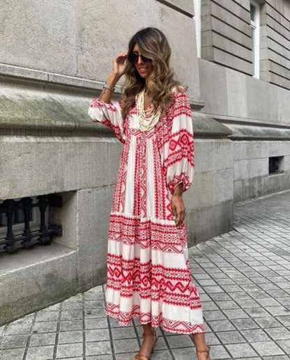 Maxi Kleid Damen | Boho-Design & Fließende Eleganz