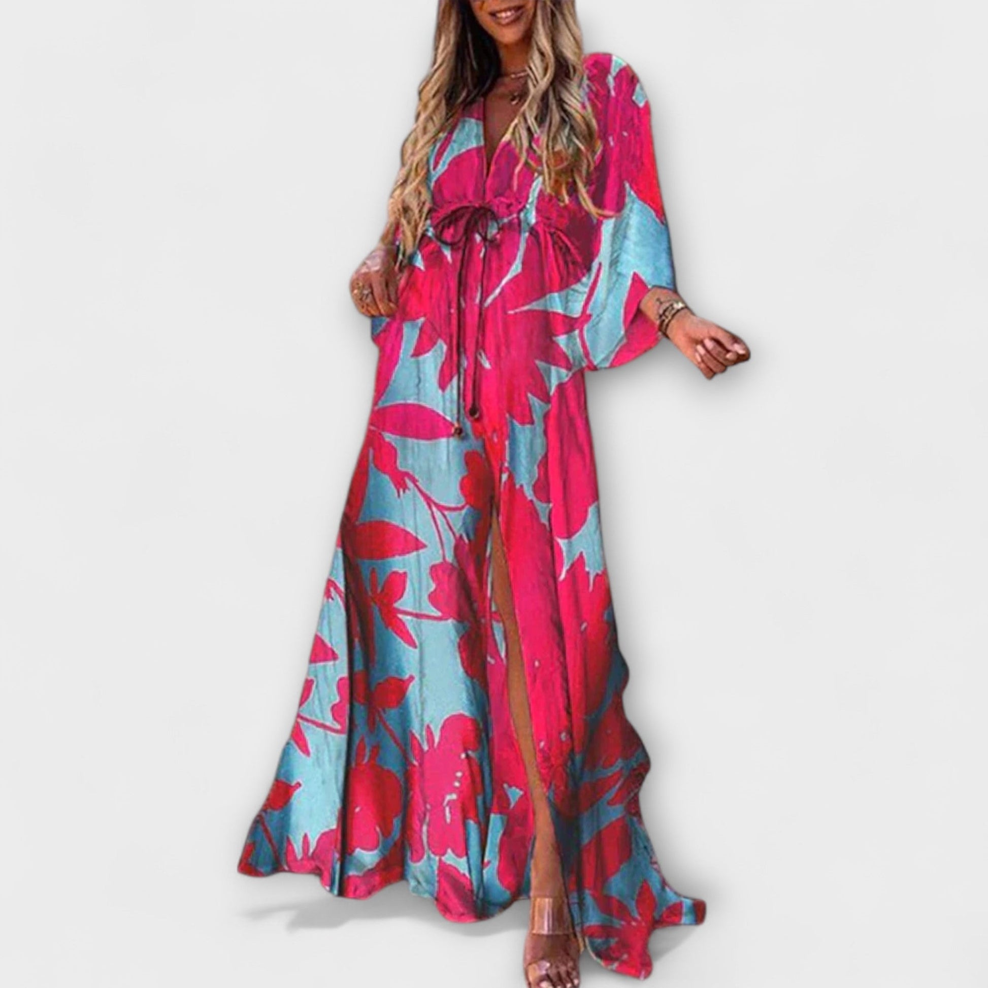 Maxikleid Damen | Boho Print & Fließend