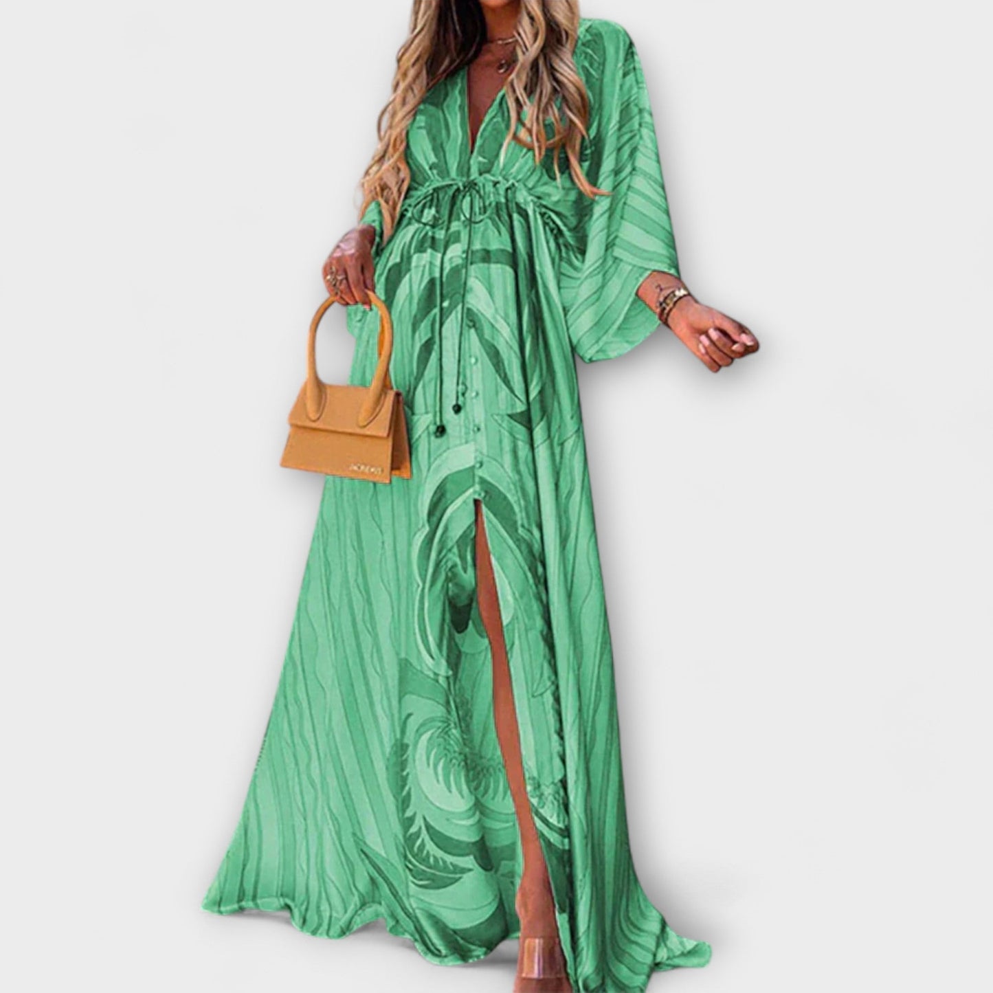 Maxikleid Damen | Boho Print & Fließend