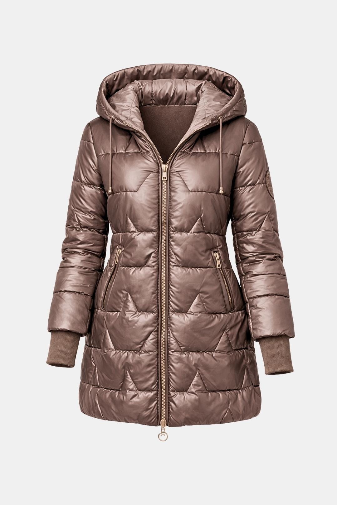 Meilani – Quilted Hooded Coat with Lightweight Insulation