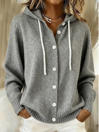Melanie | Cozy Button Cardigan