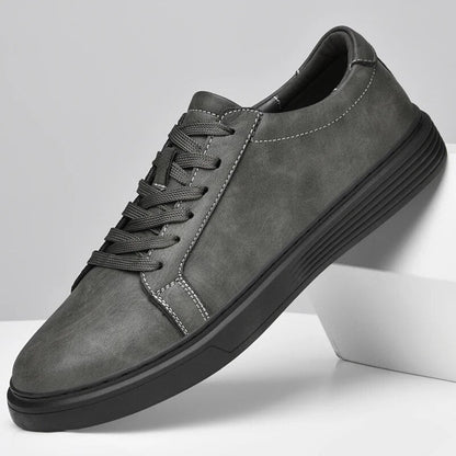 Men's Genuine Leather Sneakers Casual Dress Shoes