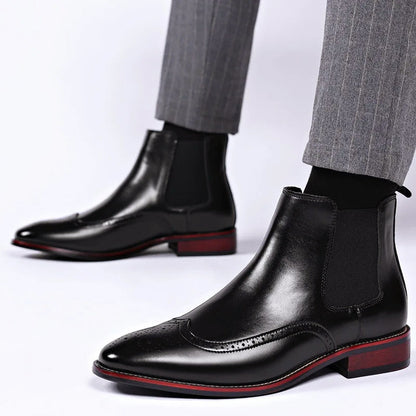 Chelsea Brogue Ankle Boots