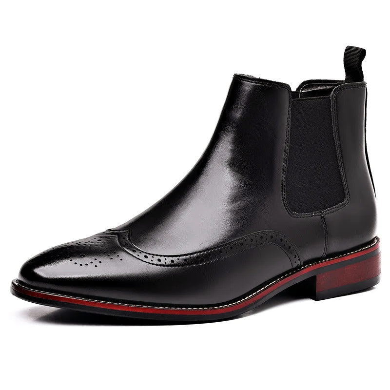 Chelsea Brogue Ankle Boots