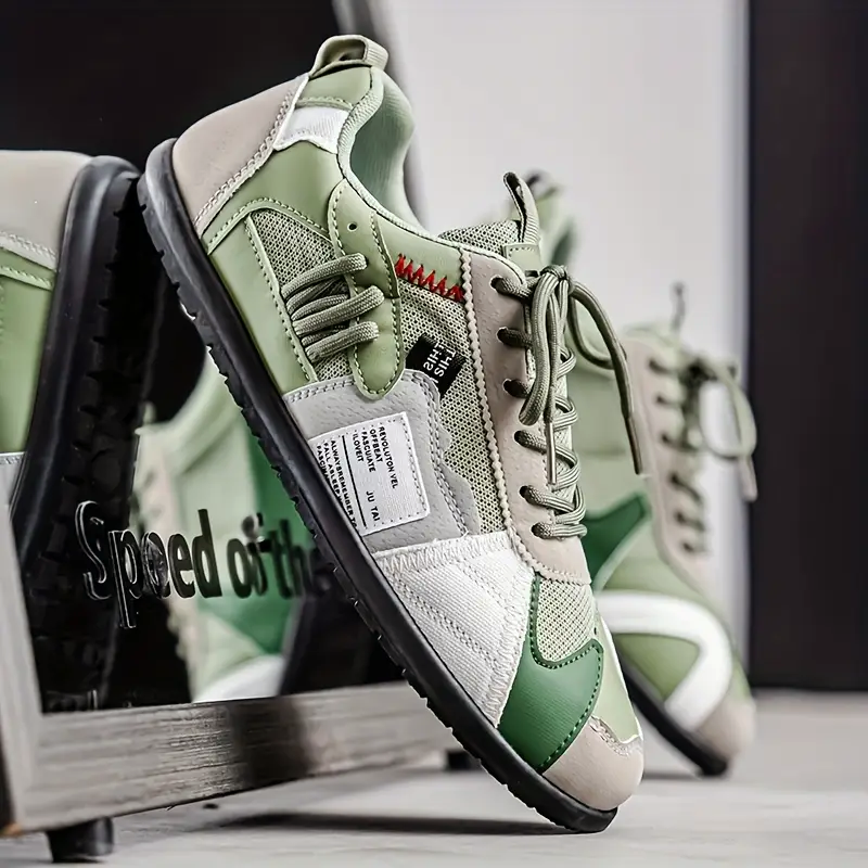 Multi-Tone Layered Sneakers