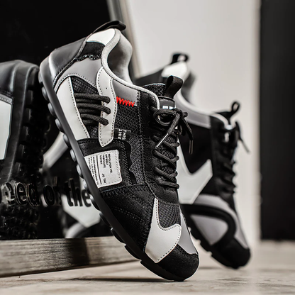 Multi-Tone Layered Sneakers