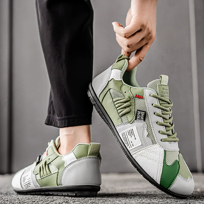 Multi-Tone Layered Sneakers