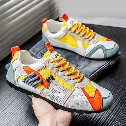 Multi-Tone Layered Sneakers