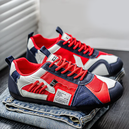 Multi-Tone Layered Sneakers