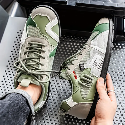 Multi-Tone Layered Sneakers