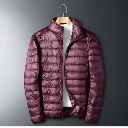 Men’s Puffer Jacket with Zip Front