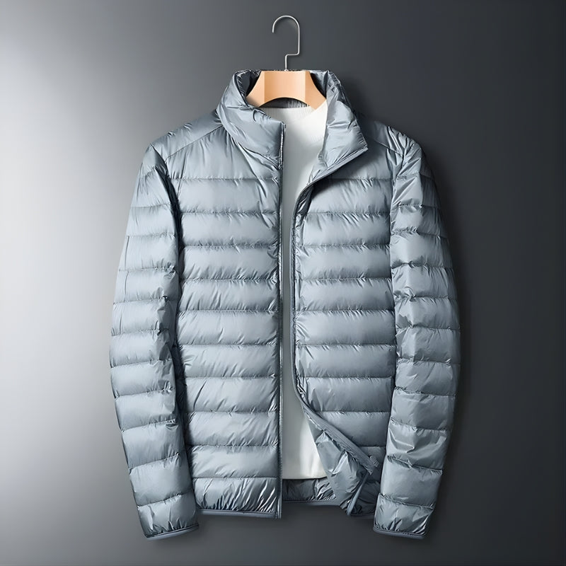 Men’s Puffer Jacket with Zip Front