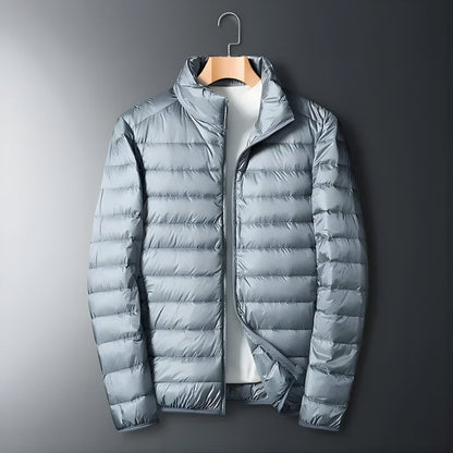 Men’s Puffer Jacket with Zip Front