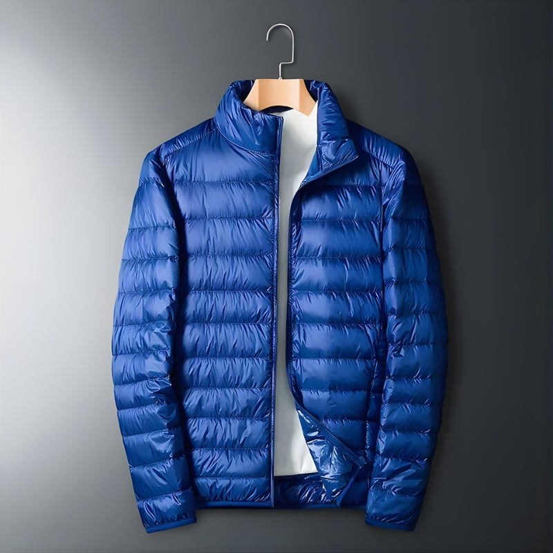Men’s Puffer Jacket with Zip Front