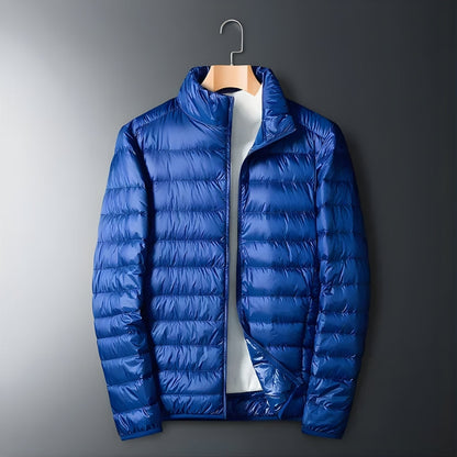 Men’s Puffer Jacket with Zip Front