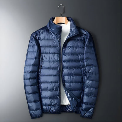 Men’s Puffer Jacket with Zip Front