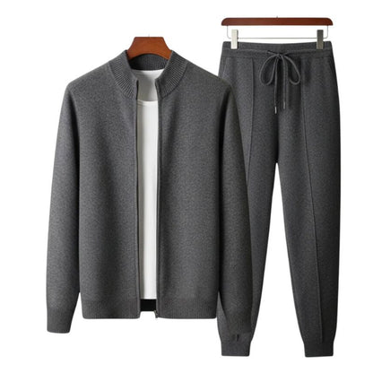 Men's Tracksuit Set, Zip Cardigan and Joggers