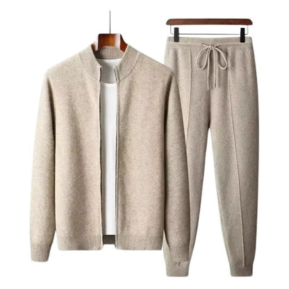 Men's Tracksuit Set, Zip Cardigan and Joggers