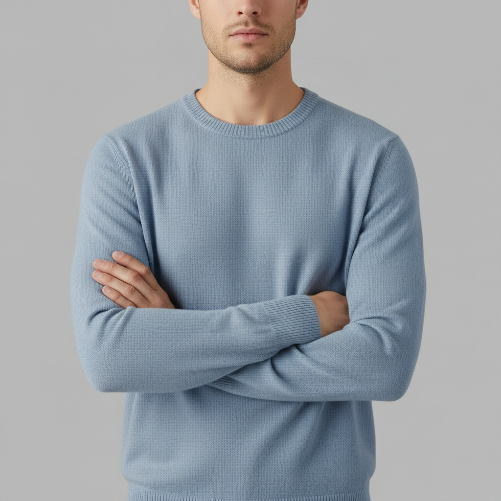 Men's Elegant Half Zip Sweater | Aelbehrung Collection