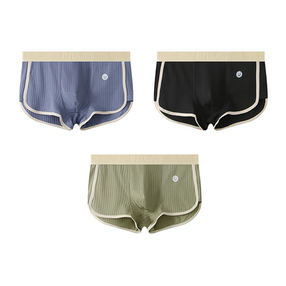 Men's Briefs 3-Pack - Ultra-Soft Cotton Underwear with Breathable Mesh Support 4