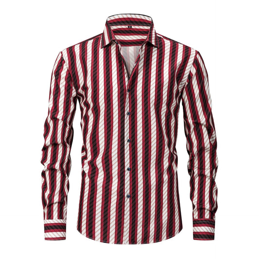 Cormac - Striped Button Up Shirt
