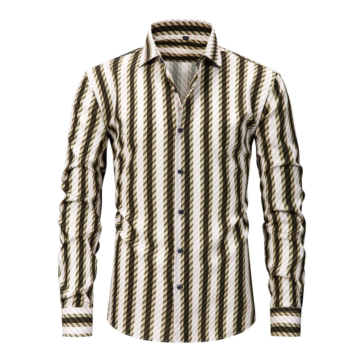 Cormac - Striped Button Up Shirt
