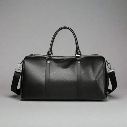 Duffle Bag Men's Leather Travel Carry-on Hand Luggage