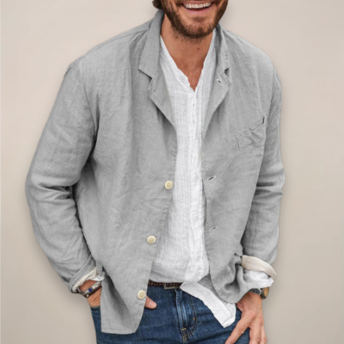 Alveron | Relaxed Linen Summer Blazer