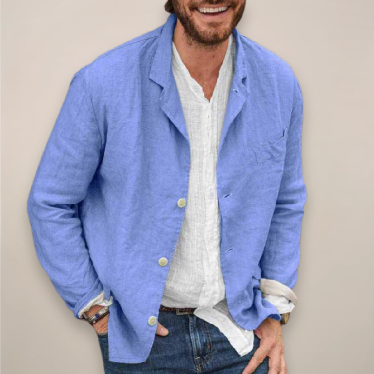 Alveron | Relaxed Linen Summer Blazer