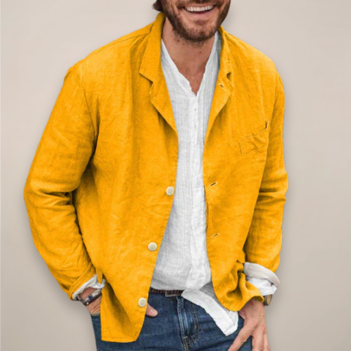 Alveron | Relaxed Linen Summer Blazer